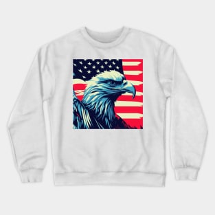 USA Eagle Flag Crewneck Sweatshirt